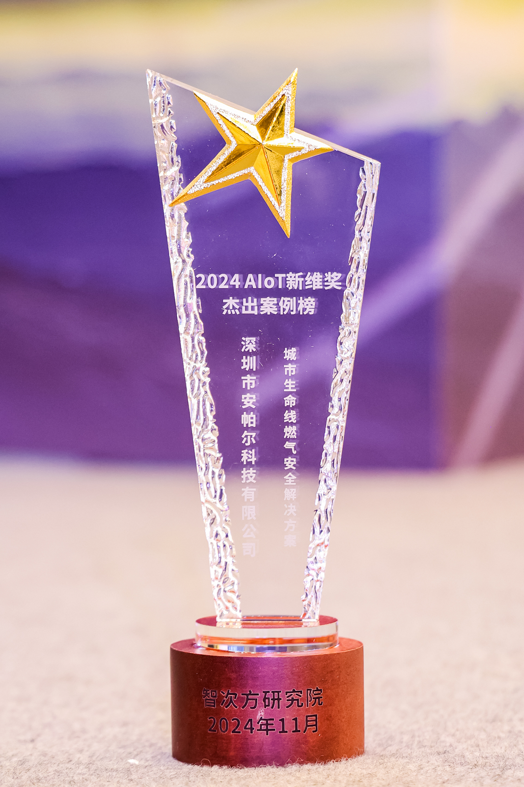 安帕尔获得AloT新维奖杰出案例奖