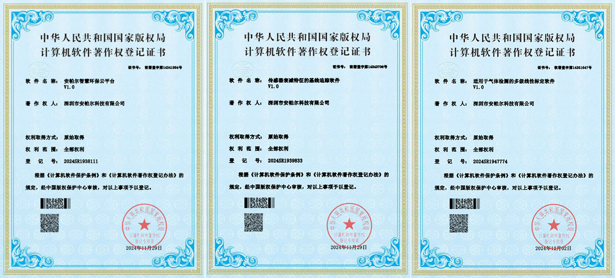 安帕尔喜获三项新软件著作权证书