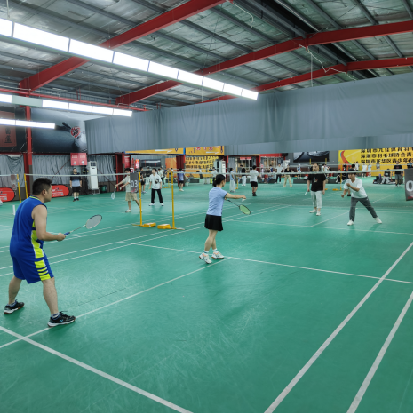 安帕尔第二届羽毛球杯预演火热 ---点燃团队激情